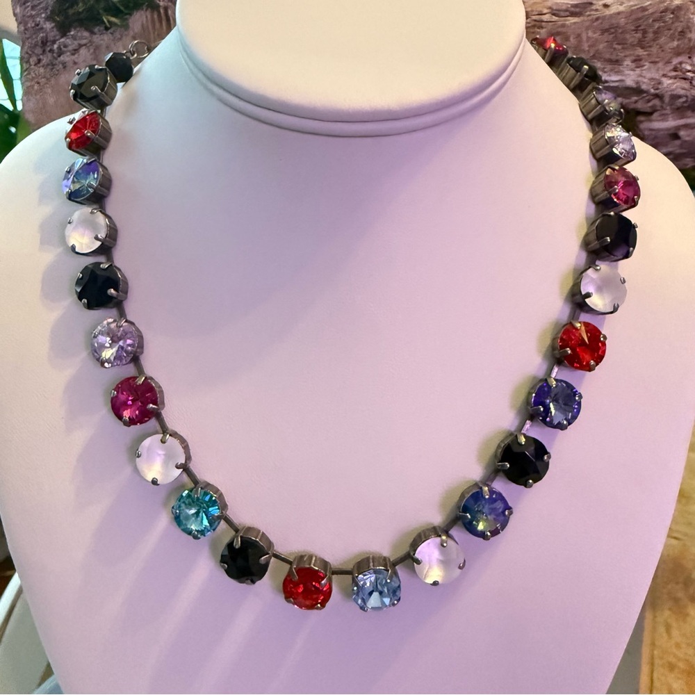 Sabika Crystal Winter 2016 Tennis Style Necklace - Picture 3 of 9